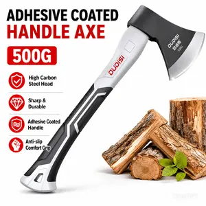 OUDISI Heavy-Duty Wood Splitting Tool, Multiple Weights (400g/500g/600g), Ergonomic Non-Slip Handle, Durable Outdoor Hand Tool for Gardening, Camping