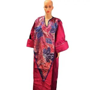 Mercy Dresses Customized Elegant African Dresses for Women Muslim Boubou Robe Dashiki Africa Clothes Evening Gown; Mikado & Damask