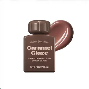 Lip Potion Caramel Glaze Tint | K-Beauty Full-Coverage High-Gloss Lip Tint | Syrupy Shine, Non-Sticky & Long-Lasting | 5 Shades (No.5 Cocoa)