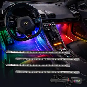 Lighting Trendz Plug & Play RGB Flow Series Footwell Kit With Bluetooth Controller