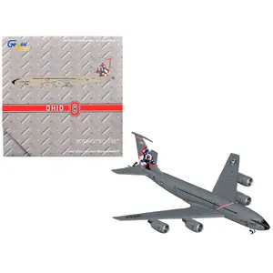 Boeing KC-135R Stratotanker Aircraft "Ohio Air National Guard" US Air Force Gray 1/400 Diecast Model Airplane by GeminiJets