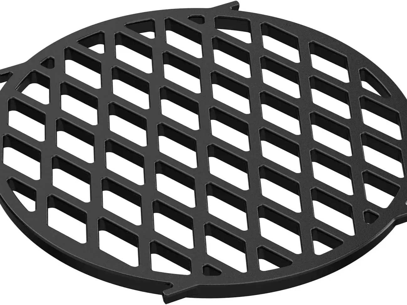 Bbq System Sear Grate Replacement for Porcelain-Enameled Cast-Iron Cooking Grid for 22 1/2 Inch Charcoal Grills Utensils Meat