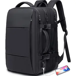 35L Travel Backpacks,Weekender Expandable Carry- Backpack for Airplanes,  17.3 inch Laptop Backpack for Men and Women