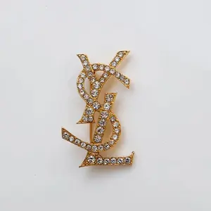 Pre-owned Saint Laurent Cassandre Brooch