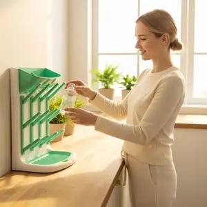 2-Pack Baby Bottle Drying Rack, Colorful Milk Bottle Drainage Stand, BPA-Free Silicone Nursing Accessories, Easy Clean & Store Design, Bottle holders