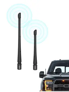 Car Antenna, Universal Car Signal Receiving Antenna, Auto Accessories, Compatible with Ford, Toyota, Honda, Nissan, Dodge, Chevrolet, Jeep, GMC, Truck, Motorcycle