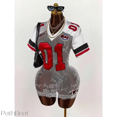 Lace Jersey Outfit Fashion Nova TikTok Shop - Main Image