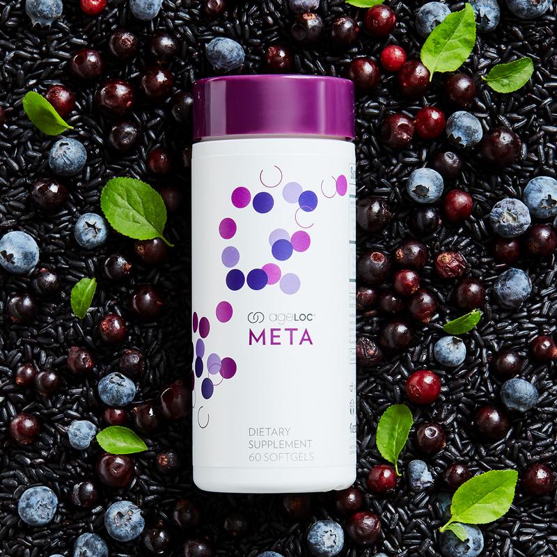 Nu Skin ageLOC Meta Healthcare Supplement - Anthocyanin Blend for Healthier Mode, Scientifically Backed Dietary Supplement for Modern Lifestyle