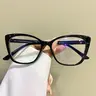 Cat Eye Glasses Fashion Trendy Simple Flat Glasses for Women Men, Casual Style PC Lens, All Seasons Wear, Unisex Eyewear, Fashionable Frames Glasses, Lightweight Durable Glasses, Trendy Casual Eyeglasses, Trending Glasses