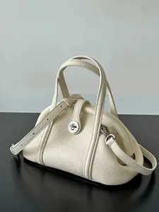 2025 Women’s Early Spring Handbag, High-End Dumpling Clip Crossbody Work Bag