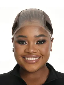 Lace Wig Grip Cap for Women 4x5 Transparent Lace Wig Caps Non Slip Wig Gripper for Keeping Wigs In Place Adjustable Wig Cap with Grip Headband Make Your Wigs Glue Free