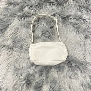 White Baguette Bag