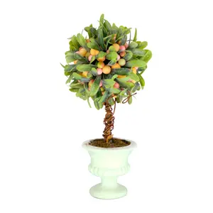 Puleo International 14" Artificial Mini Springistletoe Tree