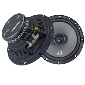 Massive Audio FC6X 6.5" 75 Watts RMS Coaxial Speakers with 20mm Silk Tweeter & Ferro Fluid Cooled V.C. for Superior Sound Quality