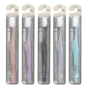 Kent Signature Royal, White Edition, Ultra Soft Toothbrush, 5 Pack