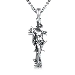 Virgin Mary Necklace 925 Sterling Silver Our Lady of Guadalupe Statue Pendant Necklaces,Mother Mary Prayer Charm Jewelry for Women with 22 in Chain