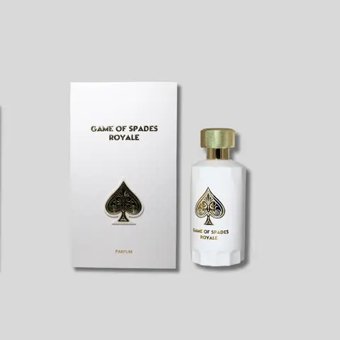 GAME OF SPADES ROYALE Unisex Elegant Niche Alcohol-Base Parfum - 3.4 fl oz Aromatic Chic Gourmand Body Fragrance with Oriental Mix, Caramel, Jasmine, Moss & Cedarwood Notes (Adult Signature Scent)