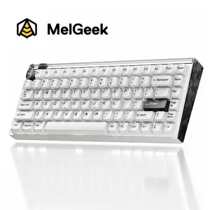 MelGeek MADE84 Ultra+ Wired Magnetic Gaming Keyboard 75% Hall Effect Rapid Trigger Hot-Swappable RGB Aluminum Case Modular Design