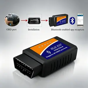 CarPal OBD2 Scanner Bluetooth Automotive Diagnostic Tool, All System Code Reader for iOS & Android, Vehicle Health Check, Smog Check, 6 Maintenance Services & Performance Test