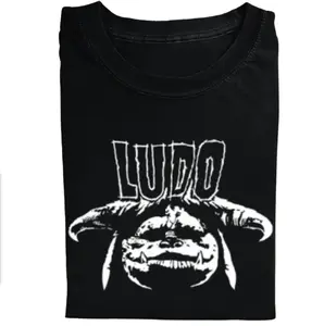 Labyrinth Ludo Graphic Tee, Fantasy Movie Inspired T-Shirt, Unique Art Design, Perfect Gift for Fans, Trendy Casual Wear