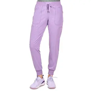 Ava Therese Jacquard Sheba Jogger Scrub Pants