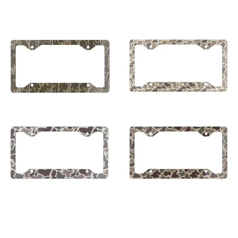 Camo License Plate Frame | Camouflage Car Tag Frame | Truck License Plate Cover | Hunting Camo Auto Accessories | Gift for Truck Lovers