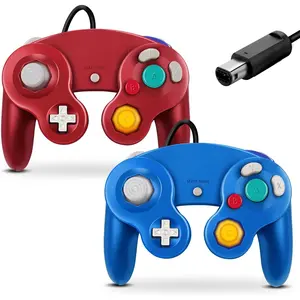Gamecube Controller, Classic Wired Controller for Wii  Gamecube (Blue & Red-2Pack)