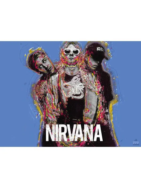 Nirvana Poster Music Wall Art Print (24"x18")