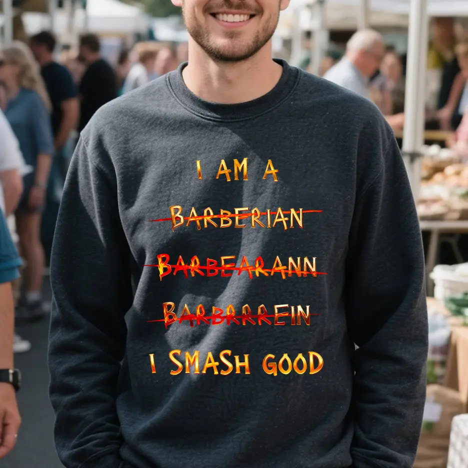 I am a Barbarian Dungeons and Dragons T Shirt | RPG D&D gifts | Tabletop Game Accessories | Nerdy Gift for Men | Dnd Humor shirt