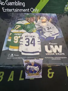 Break 00 PYT 1 -  Autographed Hockey Jerseys with pack of hockey cards
