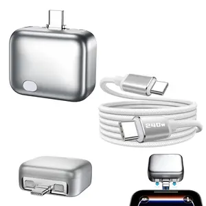 140W Type‑C physically disconnect battery guard — auto and self‑eject charger, smart auto‑stop charging accessory for mobile smartphones, laptops, and tablets, anti‑overcharge technology for safe overnight use, gift for rechargeable devices