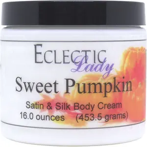 Sweet Pumpkin Satin and Silk Cream,  Body Cream, Body Lotion