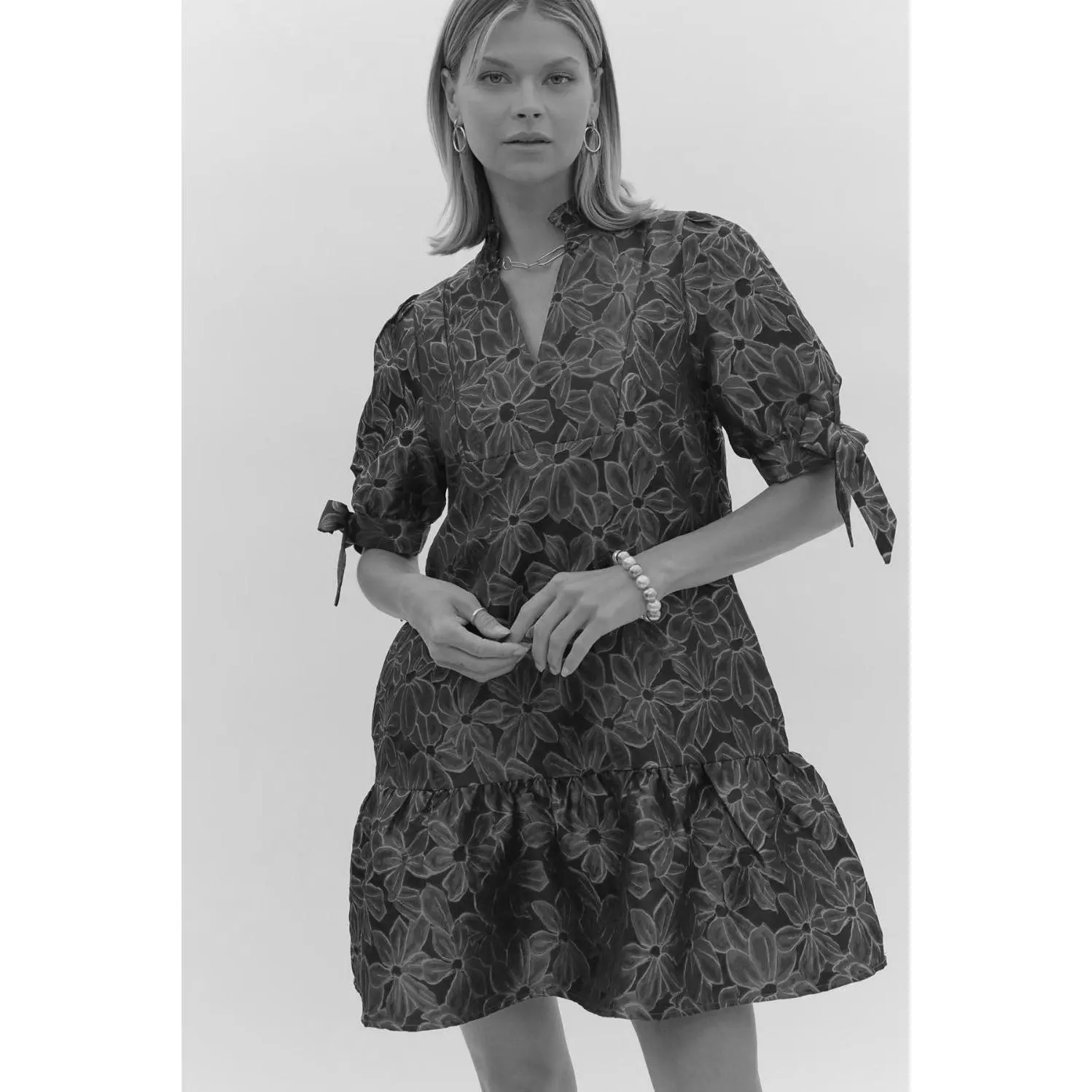 off shoulder bow mini dress Bow Tie Shoulder Mini Dress – New York & Company