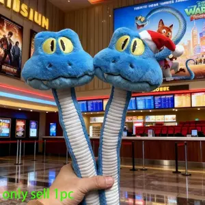 Crazy Animal City Gary Snake Plush Toy Gift, DIY Shapeable Gary Snake, Soft Stuffed Animal, Perfect for Kids and Collectors