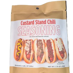 Custard Stand Chili Seasoning Mix with Dehydrated Onions-2 Pack 1.75 oz