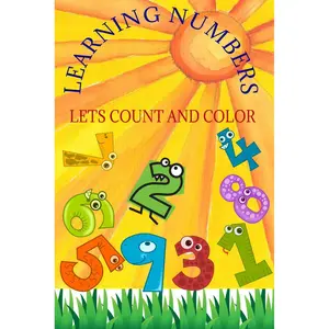 LEARNING NUMBERS: LETS COUNT AND COLOR Paperback – Large Print, May 5, 2025