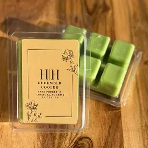 H|H Cucumber Cooler 2.5oz 71g Scented Wax Cubes for Home Fragrance Hand Poured in Sarasota,FL