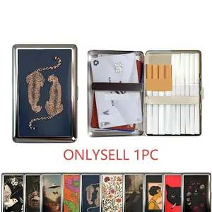 Versatile Card & Cash Case, Vintage Multi-Functional Card Holder, Metal Box Cover, Durable Wallet Organizer, Ideal for Travel, Travel Accessories