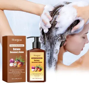 3-in-1 Nourishing Shampoo — Cleanses, nourishes the scalp, moisturizes hair, and leaves it smooth Batana Rosemary Onion Three-In-One Shampoo Nourishing Anti-Hair Loss Shampoo Anti-Hair Loss Shampoo local warehouse