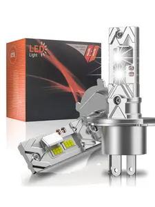 2pcs H1 H7 LED Headlight Bulbs H4 H11 HB3 HB4 9005 9006 H9 H8 Mini 50000LM 6000K CSP Car Headlamps 120W Automobile LED Lamp 12V