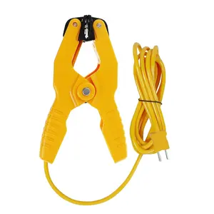 Temperature Clamp HVAC K-Type Thermocouple  Lead Probe Pipe Clamp Multimeter Sensor Jaw Clip Plumbing Clamp