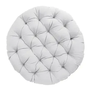 Sorra Home Indoor Angel Snow Round Papasan Cushion