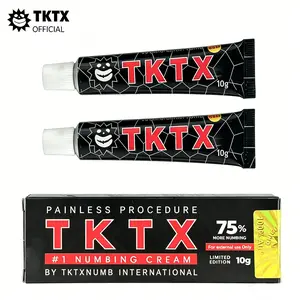 Tattoo anesthetic cream - black 75% upgraded version-painless tattoo, piercing, hair removal-strong and efficient anesthetic formula to achieve professional painless and comfortable tattoo experience.