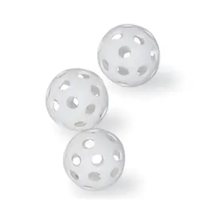 212 MAIN Plastic Golf Ball Set - 12-Piece White Sports Equipment for Practice, Golf Training & Learning
