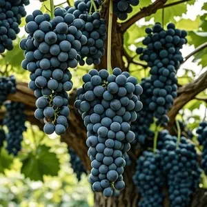 50Pcs Giant Kyoho Grape Seeds – Rare Black Grape Variety, Easy to Cultivate, Ideal for Outdoor Vineyards or Pots, Sweet Juicy Flavor, Perfect for DIY Garden Growers