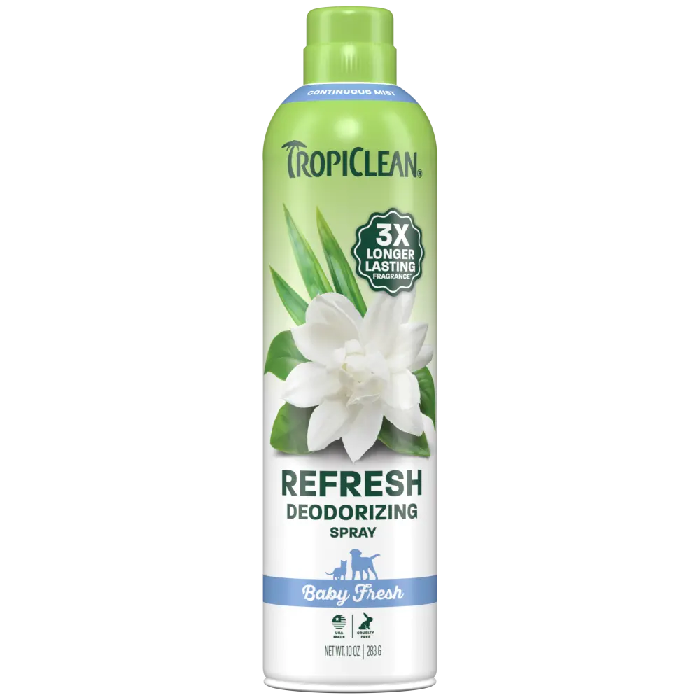 TropiClean Baby Fresh Deodorizing Pet Spray, 10oz