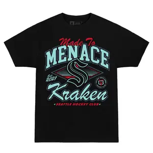 Seattle Kraken Violent Gentleman Hockey Club Made To Menace Short Sleeve Tee