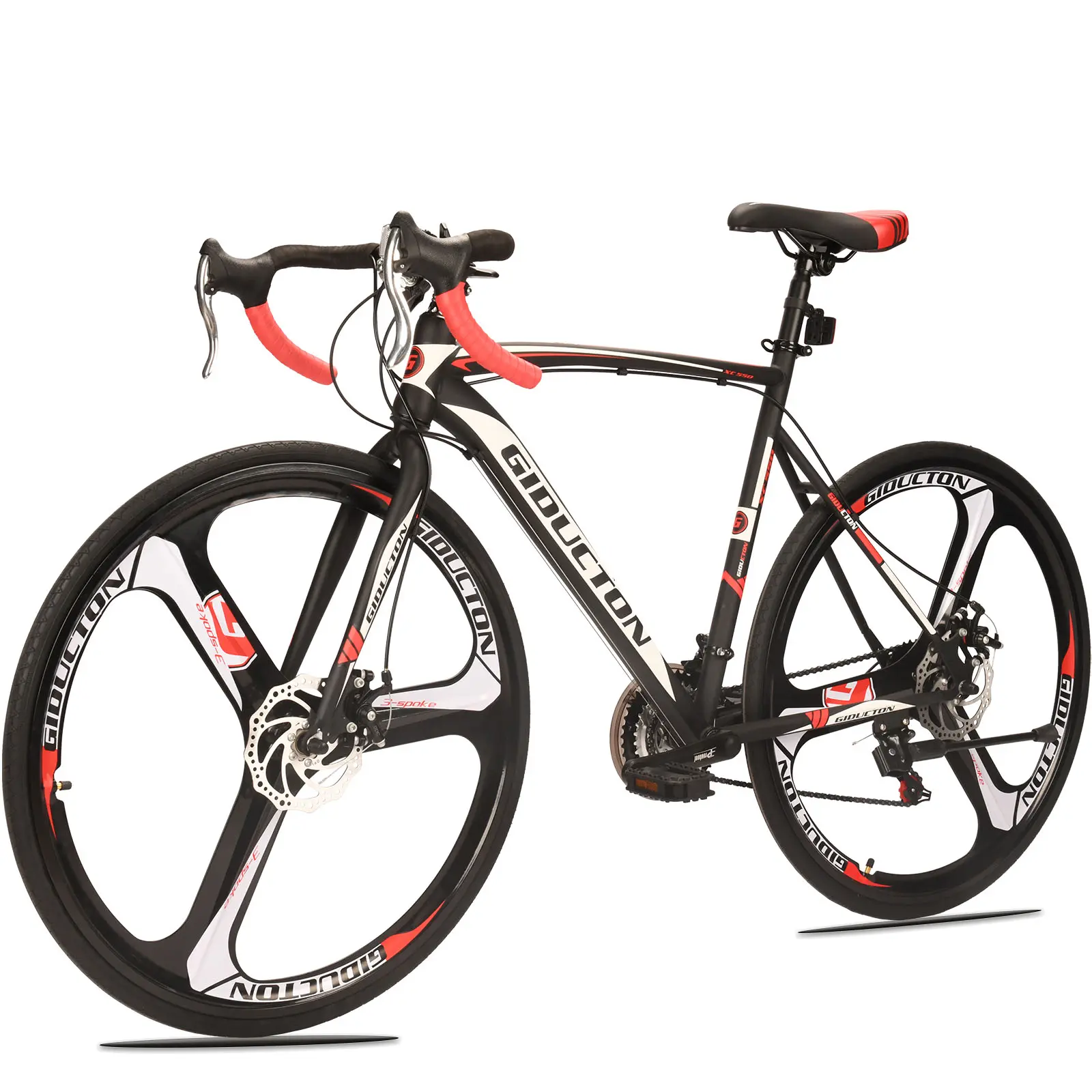 Road Bike, 54cm Frame, 700C Wheels, 21 Speed, Disc Brake, Men's/Women's Bicycle Road Bike, 54cm Frame, 700C Wheels, 21 Speed, Disc Brake, Men's/Women's Bicycle