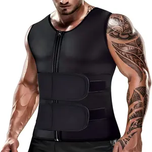 Men’s Compression Sweat Vest – Waist Trainer & Tummy Control Tank for Gym, Workout & All-Season Wear