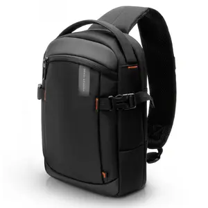 Sharper Image Crossbody Sling Bag for Outdoor Travel Hiking, Water Resistant Chest Bag with Adjustable Shoulder Strap